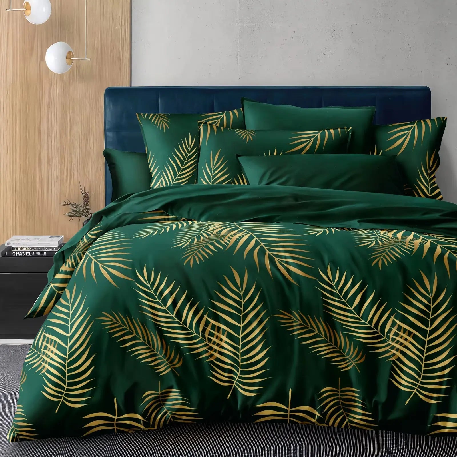 Thickened Quilt Cover Set: 1 Quilt Cover + 2 Pillowcases, Polyester Fiber Pearlescent Printed Quilt Cover 3-Piece Set, Ultra-Soft and Comfortable Polyester Breathable Bedding, Multi-Color Duvet Set, Suitable for Bedroom and Guest Room (1 Bedspread + 2 Pillowcases, Does Not Include Quilt or Pillow Inserts), Zippered Quilt Cover + Pocket Pillowcases