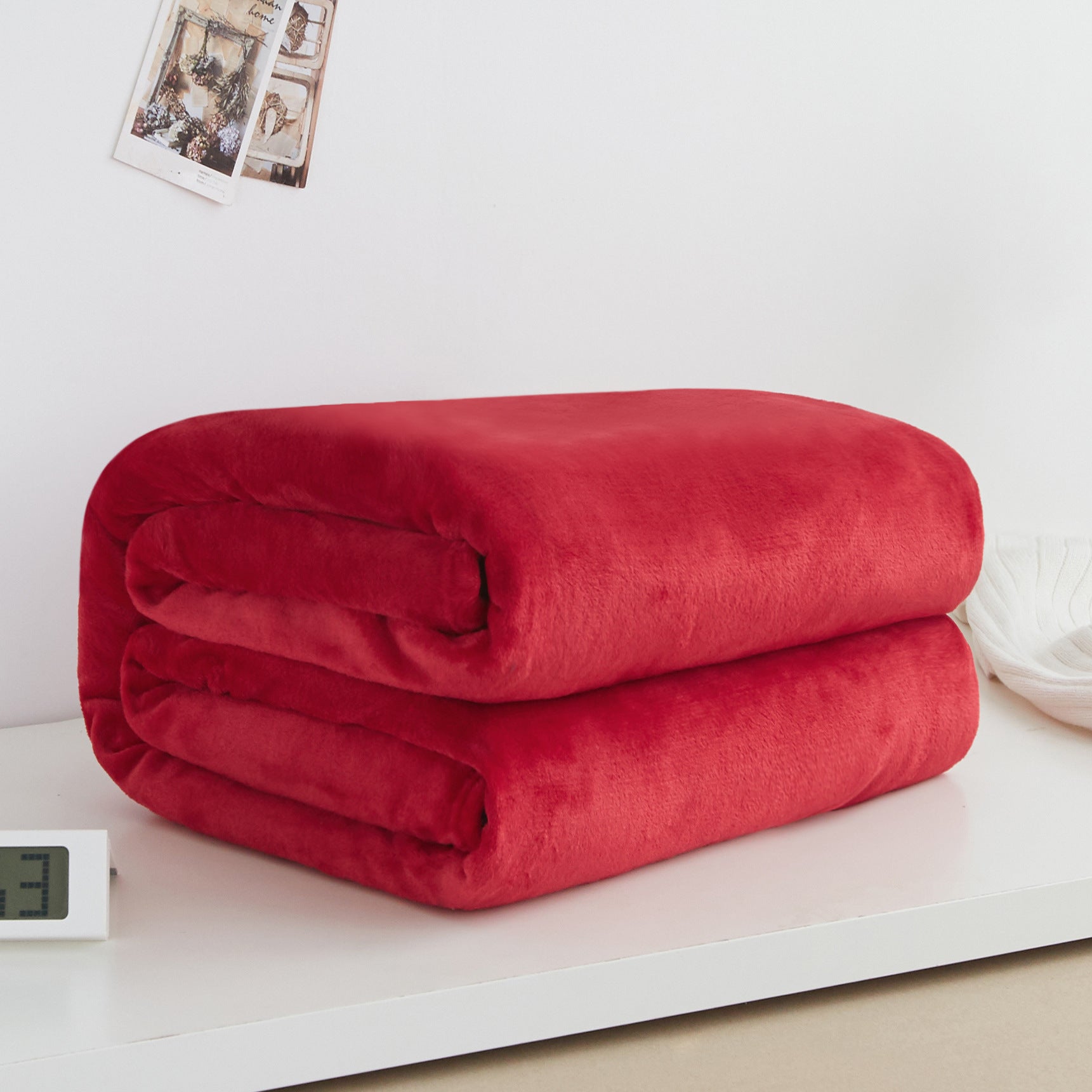 Thick blanket, solid color blanket, single-layer nap, coral fleece blanket, winter flannel blanket eprolo