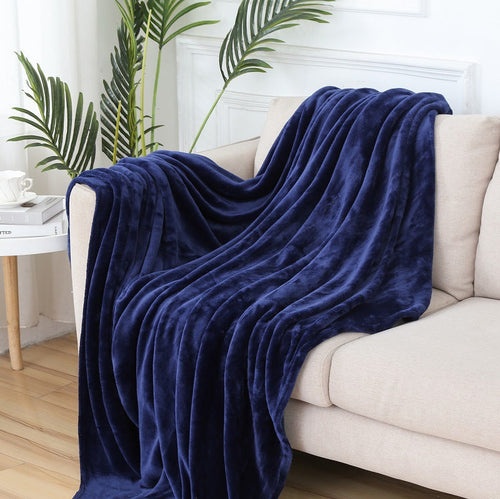 Thick blanket, solid color blanket, single-layer nap, coral fleece blanket, winter flannel blanket eprolo
